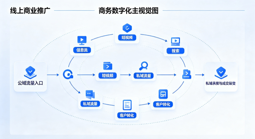 椒江区线上商业推广怎么做？全域流量闭环搭建与低成本转化实战指南